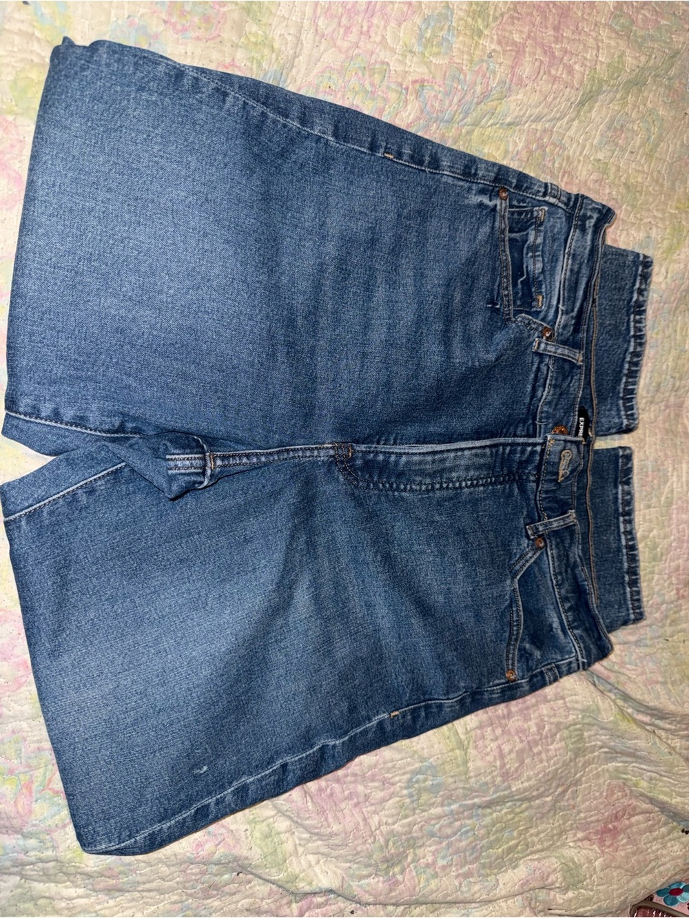 Express High-Rise Women’s Jeans - Dark Blue
